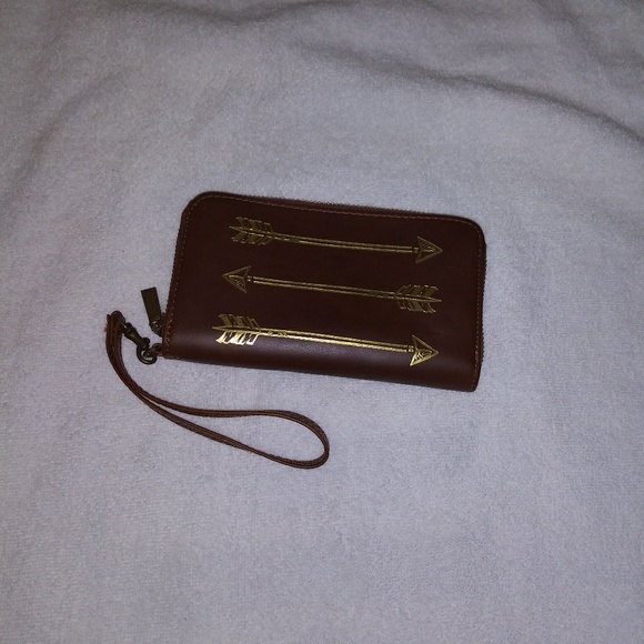 Women's Wallet for the Wrist Brown - Picture 2 of 5